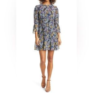 🔥🔥🔥NEW Cinq A Sept Paradise Floral June Mini Dress Size 6